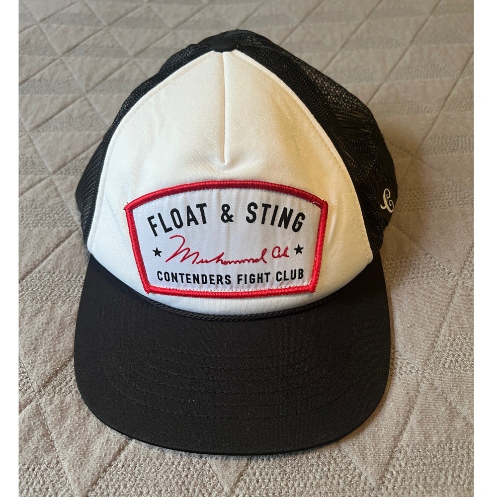 Contenders Muhammad Ali Trucker Hat Unisex OSFM Black White Pre-owned Snapback